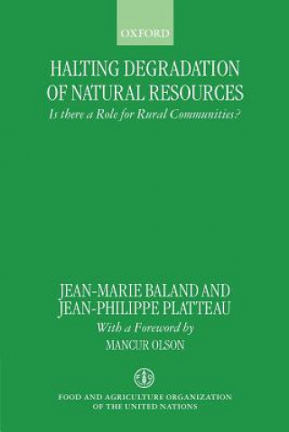 Könyv Halting Degradation of Natural Resources J-M