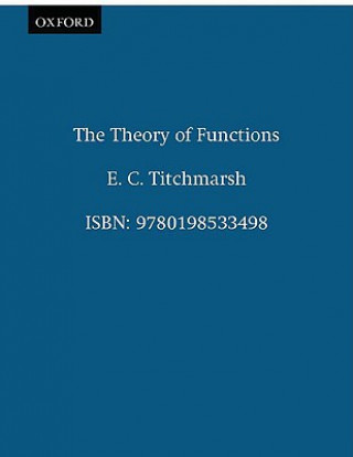 Kniha Theory of Functions E C Titchmarsh