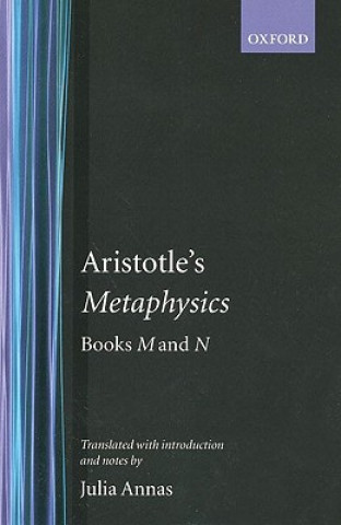 Knjiga Metaphysics Books M and N Julia Annas