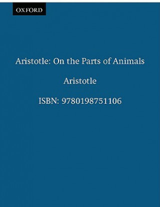 Kniha Aristotle: On the Parts of Animals James