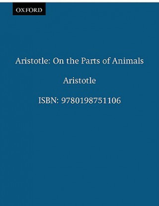 Książka Aristotle: On the Parts of Animals James