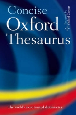 Carte Concise Oxford Thesaurus Oxford