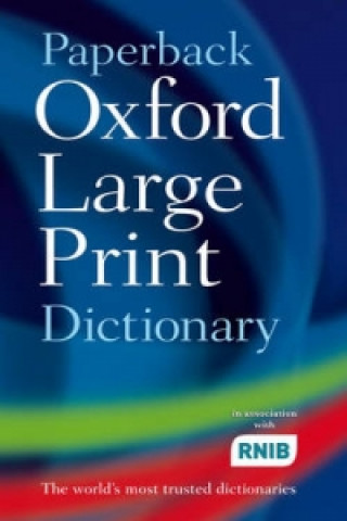 Книга Paperback Oxford Large Print Dictionary Oxford