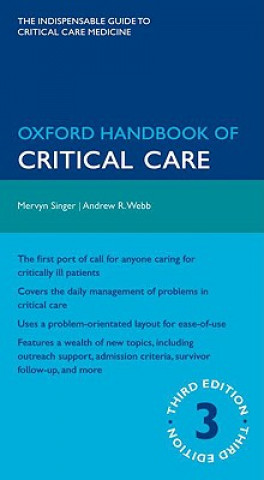 Carte Oxford Handbook of Critical Care Mervyn Singer