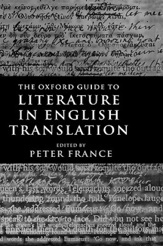 Carte Oxford Guide to Literature in English Translation Peter France