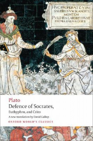 Książka Defence of Socrates, Euthyphro, Crito Plato