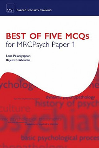 Carte Best of Five MCQs for MRCPsych Paper 1 Rajeev Palaniyappan