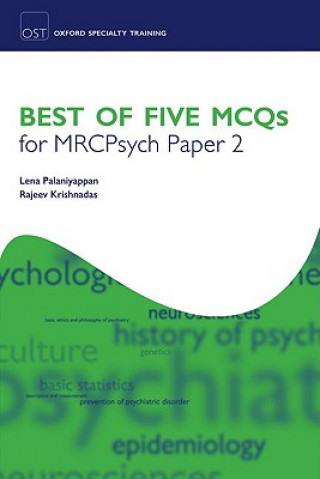 Carte Best of Five MCQs for MRCPsych Paper 2 Rajeev Palaniyappan