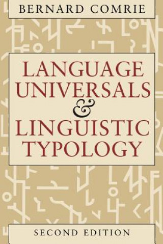 Książka Language Universals & Linguistic Typology 2e (Paper Only) Comrie