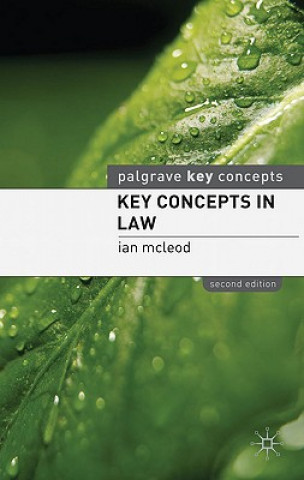 Kniha Key Concepts in Law Ian McLeod