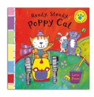 Carte Ready, Steady Poppy Cat Lara Jones