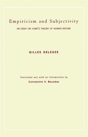 Livre Empiricism and Subjectivity Giles Deleuze