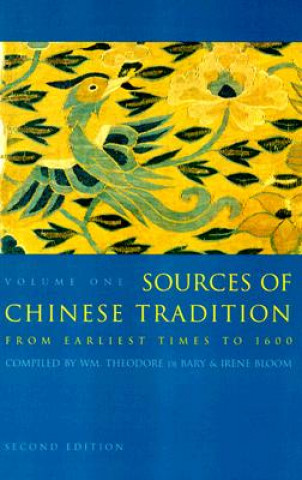 Kniha Sources of Chinese Tradition De Bary