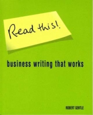 Knjiga Read This! Robert Gentle