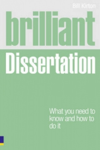 Knjiga Brilliant Dissertation Bill Kirton