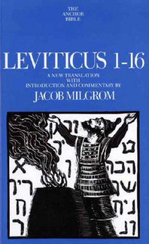 Könyv Leviticus 1-16 Jacob Milgrom