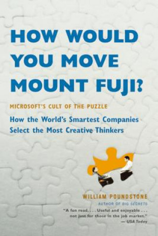 Carte How Would You Move Mount Fuji? William Poundstone