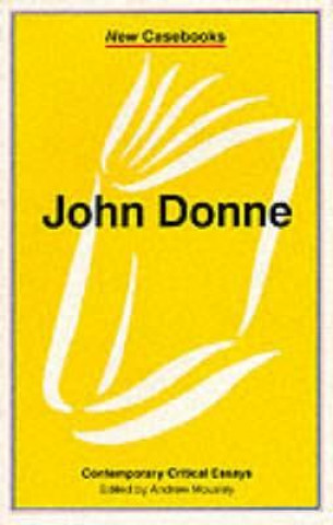 Kniha John Donne Andrew Mousley