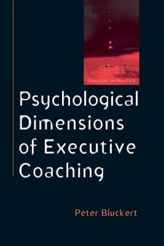 Book Psychological Dimensions of Executive Coaching Peter Bluckert