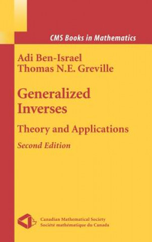 Książka Generalized Inverses Adi Ben-Israel