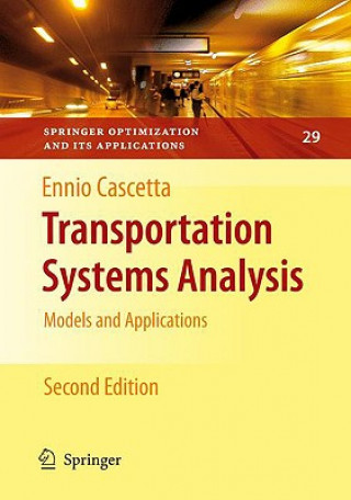 Kniha Transportation Systems Analysis Ennio Cascetta