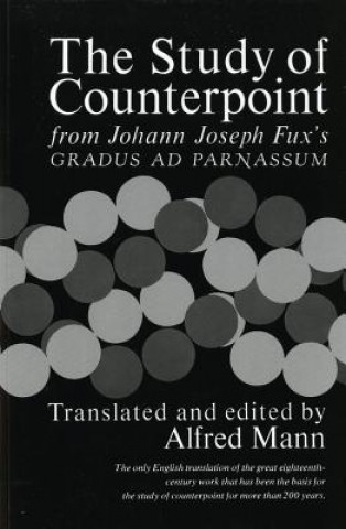 Carte Study of Counterpoint J J Fux