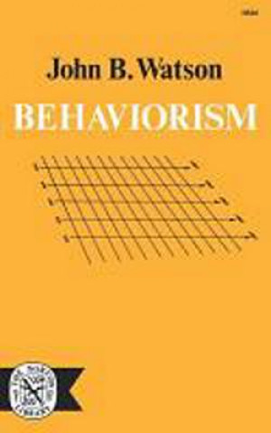 Kniha Behaviorism John B. Watson