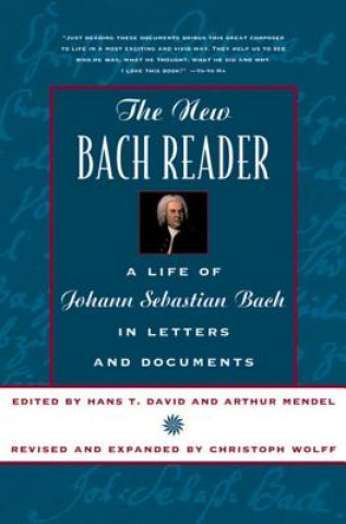 Kniha New Bach Reader Hans T. David