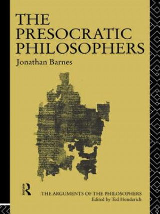 Carte Presocratic Philosophers Jonathan Barnes