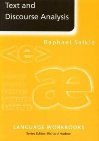 Kniha Text and Discourse Analysis Raphael Salkie