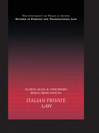 Kniha Italian Private Law Alpa