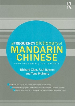 Kniha Frequency Dictionary of Mandarin Chinese Richard Xiao