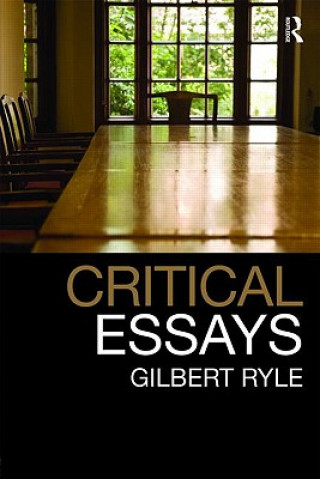 Carte Critical Essays Gilbert Ryle