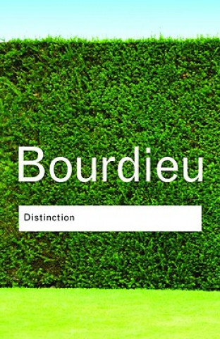 Knjiga Distinction Pierre Bourdieu
