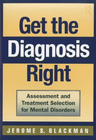Kniha Get the Diagnosis Right Jerome S Blackman