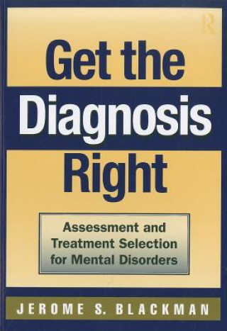 Book Get the Diagnosis Right Jerome S Blackman