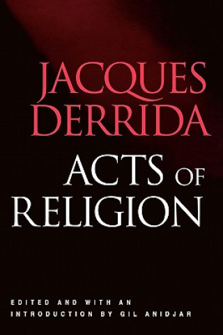 Könyv Acts of Religion Jacques Derrida