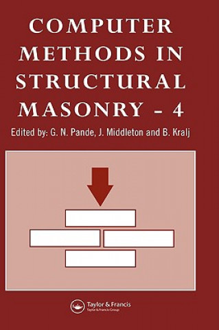 Könyv Computer Methods in Structural Masonry - 4 G.N. Pande