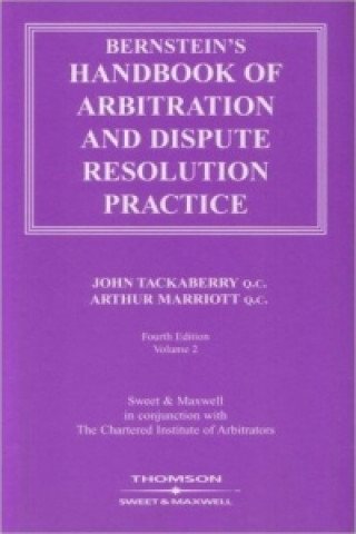 Könyv Bernstein's Handbook of Arbitration and Dispute Resolution Practice Ronald Bernstein