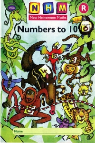 Книга New Heinemann Maths: Reception: Numbers to 10 Activity Book (8 Pack) 
