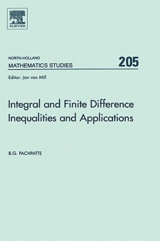 Książka Integral and Finite Difference Inequalities and Applications B.G. Pachpatte