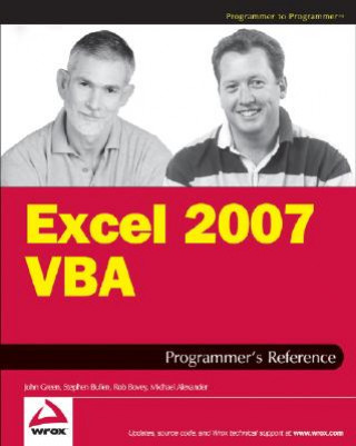 Carte Excel 2007 VBA Programmer's Reference John Green