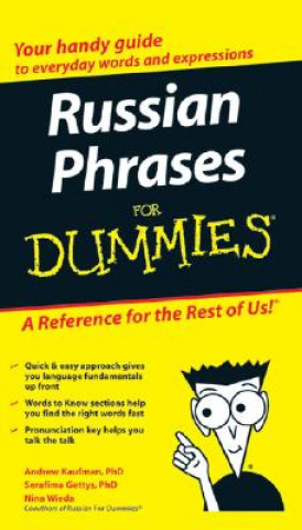 Book Russian Phrases For Dummies Serafima Gettys