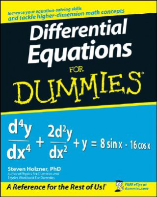 Книга Differential Equations For Dummies Steven Holzner