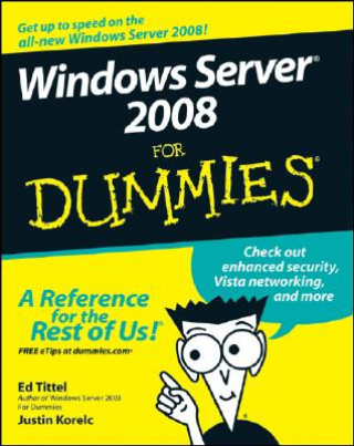 Книга Windows Server 2008 For Dummies Ed Tittel