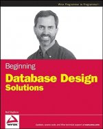 Carte Beginning Database Design Solutions Rod Stephens