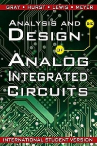 Könyv Analysis and Design of Analog Integrated Circuits 5e International Student Version (WIE) PaulR Gray