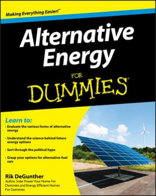 Kniha Alternative Energy For Dummies Rik Degunther