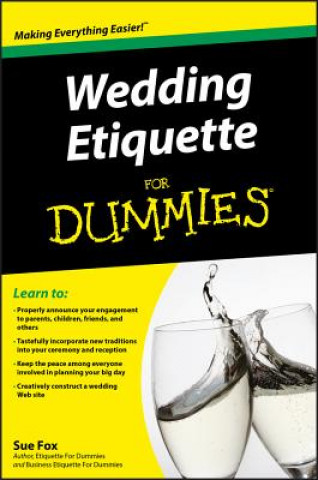 Kniha Wedding Etiquette For Dummies Sue Fox