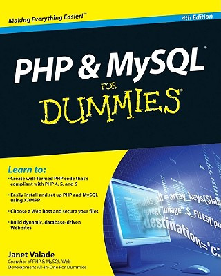 Carte PHP and MySQL For Dummies 4e +Website Janet Valade